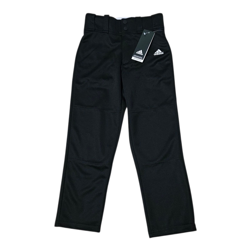 Adidas Boys Baseball Pants NEW Relaxed Fit Open Bottom Size XS/ 6-8 Aeroready